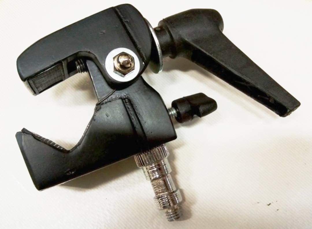 VTS Multipurpose Super Clamp, Pole Holder with Stud for Mounting Strobe Camera LED Reflector image 1