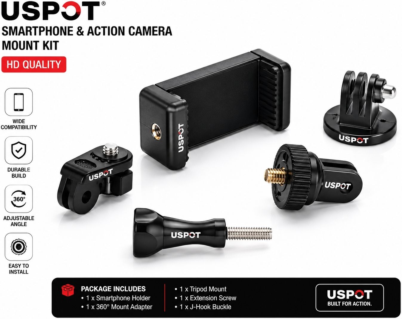 USPOT Handlebar Grip Camera Mount-picture-21
