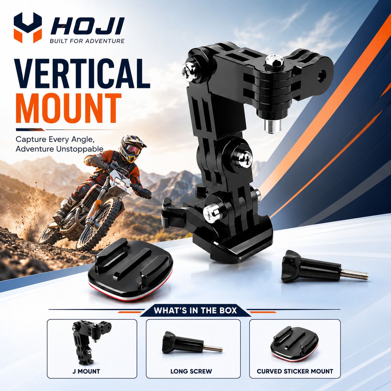HOJI Helmet Flat Placement Camera Mount-picture-11