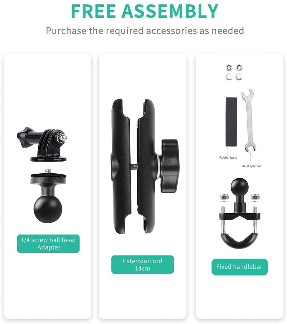 Viraan Handlebar Grip Camera Mount-image-4