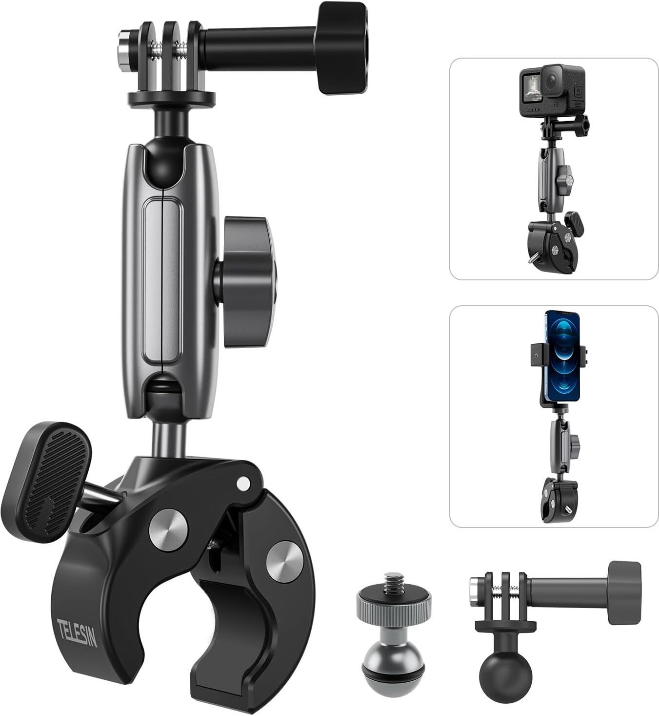 Adofys Handlebar Jaw Clamp Camera Mount-picture-47