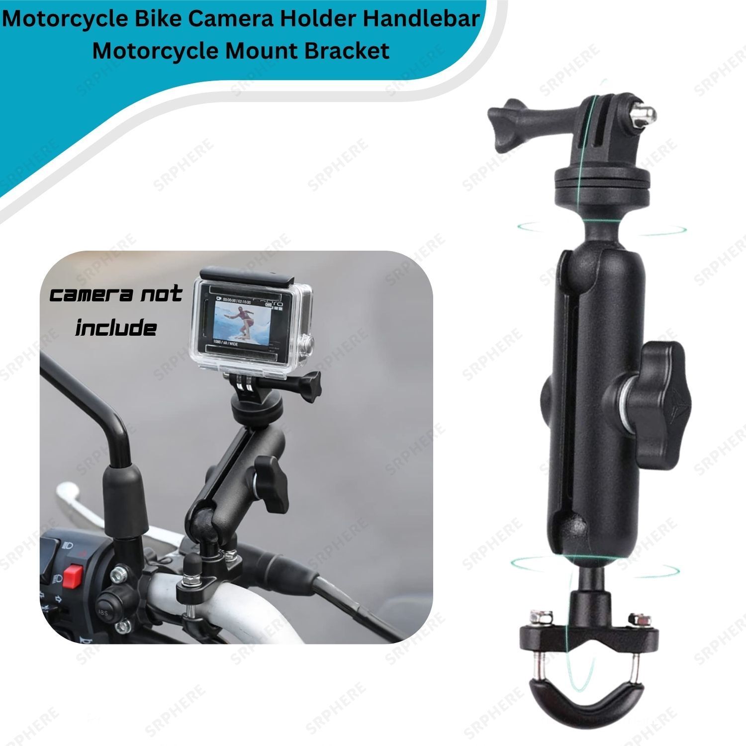 SRPHERE Handlebar Grip Camera Mount-picture-14