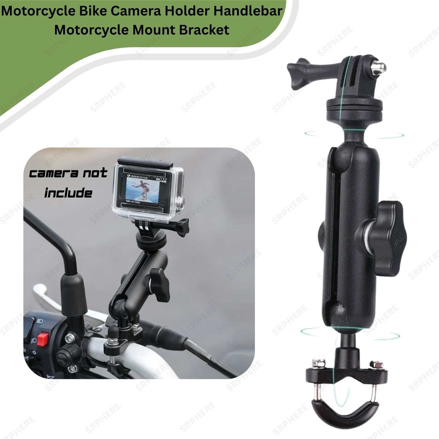 SRPHERE Handlebar Grip Camera Mount-picture-23