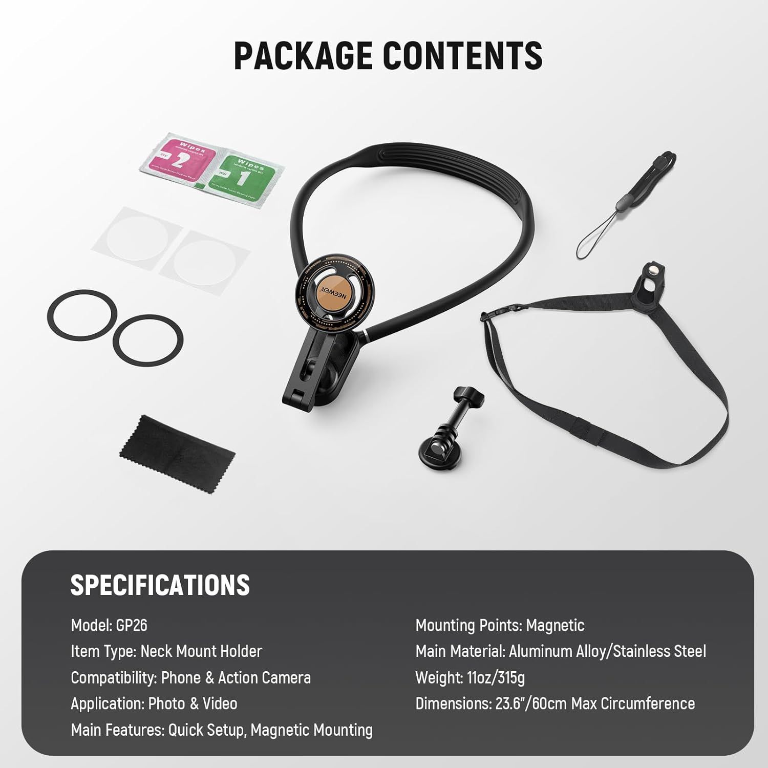 Viraan Bendable Neck Grip Camera Mount-image-49
