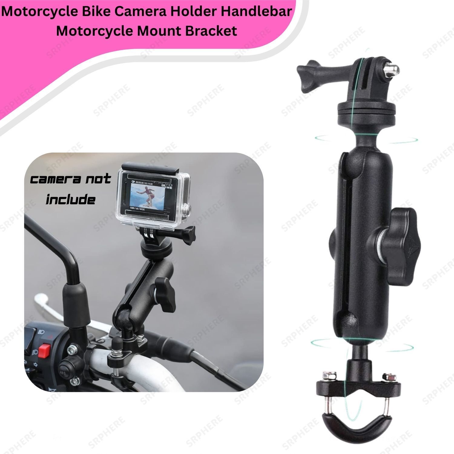 SRPHERE Handlebar Grip Camera Mount-picture-37