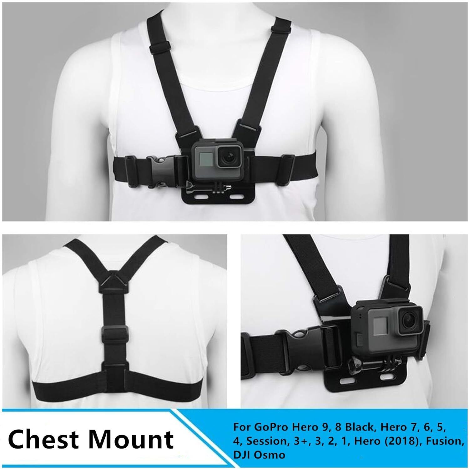 Viraan Strap Mount for Hands Free Camera Recording Strap-picture-16