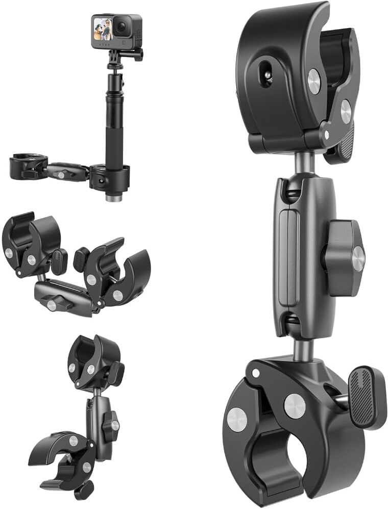 TECHGEAR Handlebar Jaw Clamp Camera Mount-picture-13