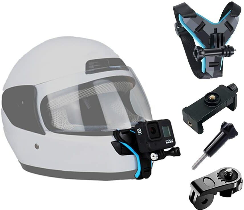 TECHNUV Helmet Jaw Clamp Camera Mount