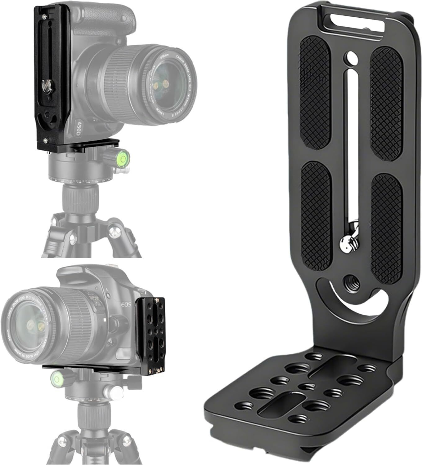 Flaxzy l camera plate L Camera Plate Release Camera Vertical Plate Dual Universal SLR Stabilizer Camera Rig-image-9