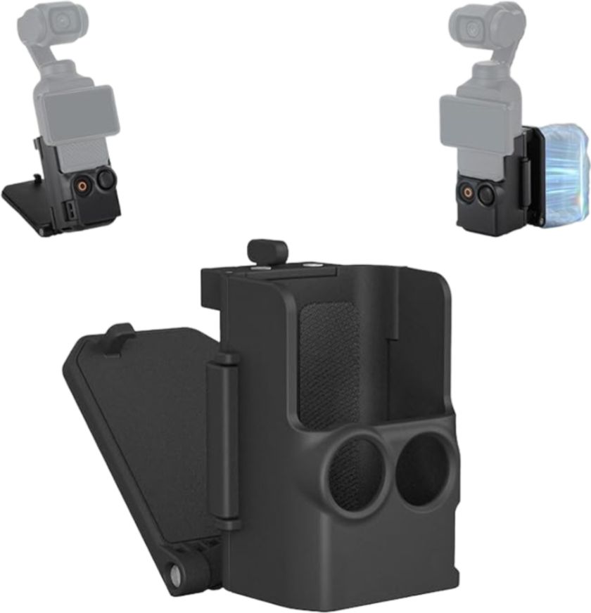 ELFOG Multiused magnetic Mount for Pocket 3 Multifuctional Magnetic Bracket Mount Compatible with DJI OSMO Pocket 3 Camera Rig