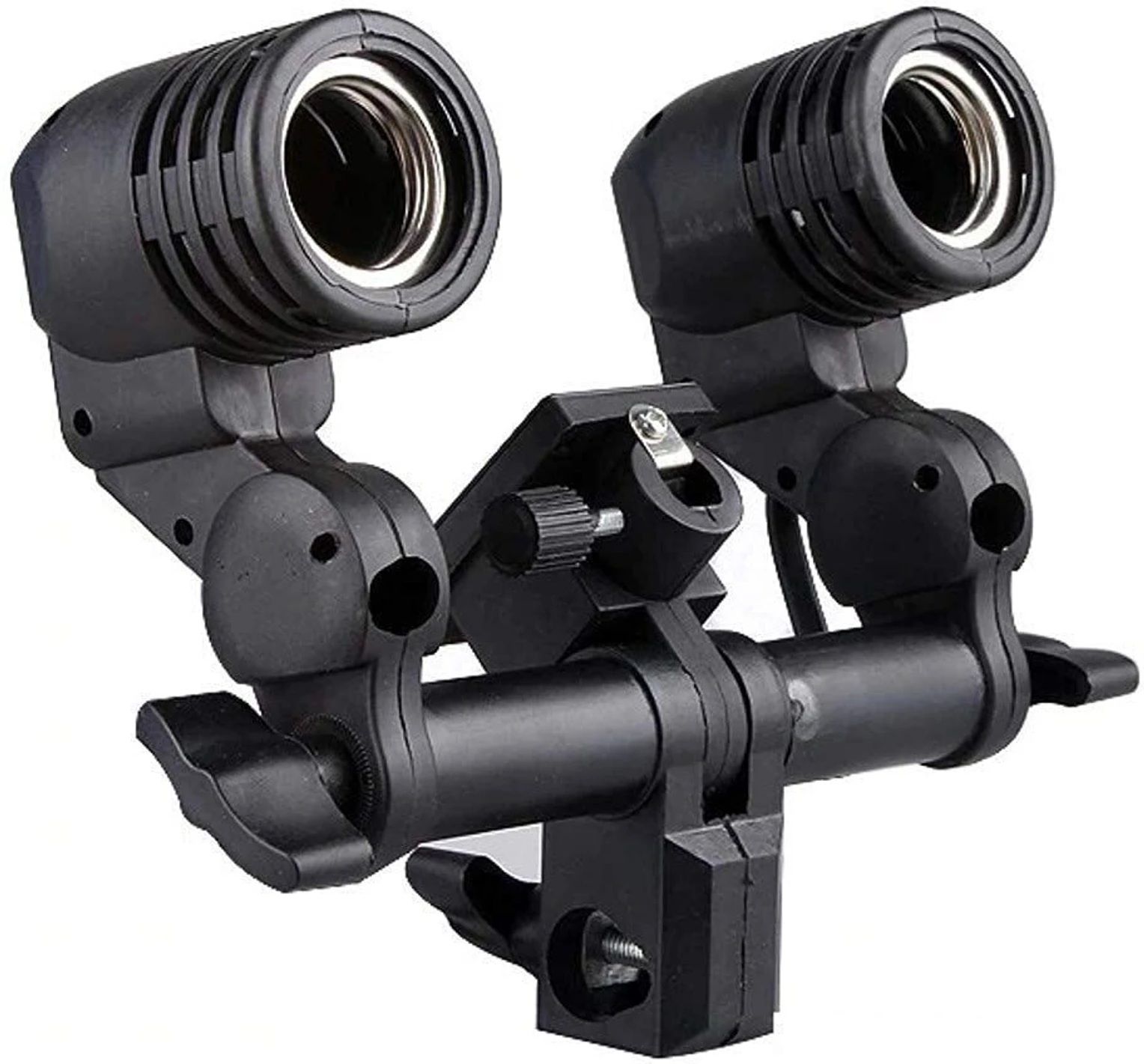 Clickgone Double E27 Bulb Holder with Umbrella Mount Double E27 Bulb Holder with Umbrella Mount Camera Rig-picture-10