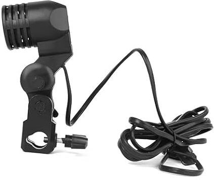 FLYING COLLECTION Single Holder E27 Socket Bracket Studio EU Plug Black, Plastic Photography Photo Light Lamp Bulb Camera Rig-image-29