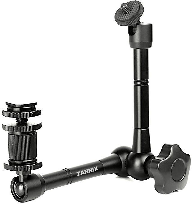 ZANNIX 11 inches Magic Arm 360° Adjustable Magic Arm for Camera & Flash 360° Rotatable Mount Arm Camera Rig-picture-10