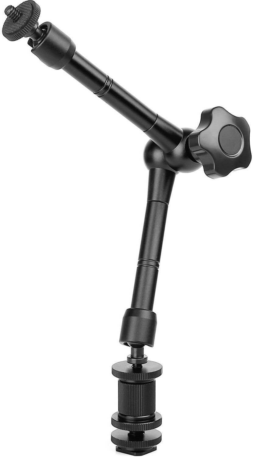 LKMO 11 inches Magic Arm 360° Adjustable Magic Arm for Camera & Flash 360° Rotatable New_Magic Arm Camera Rig-image-16