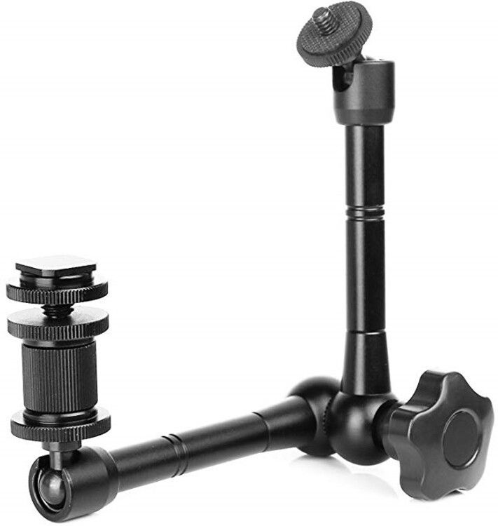 ELEPHANTBOAT Adjustable 11 inch magic arm for camera monitor light and microphone support Adjustable 11 inch Magic Arm Black Camera Rig-picture-31