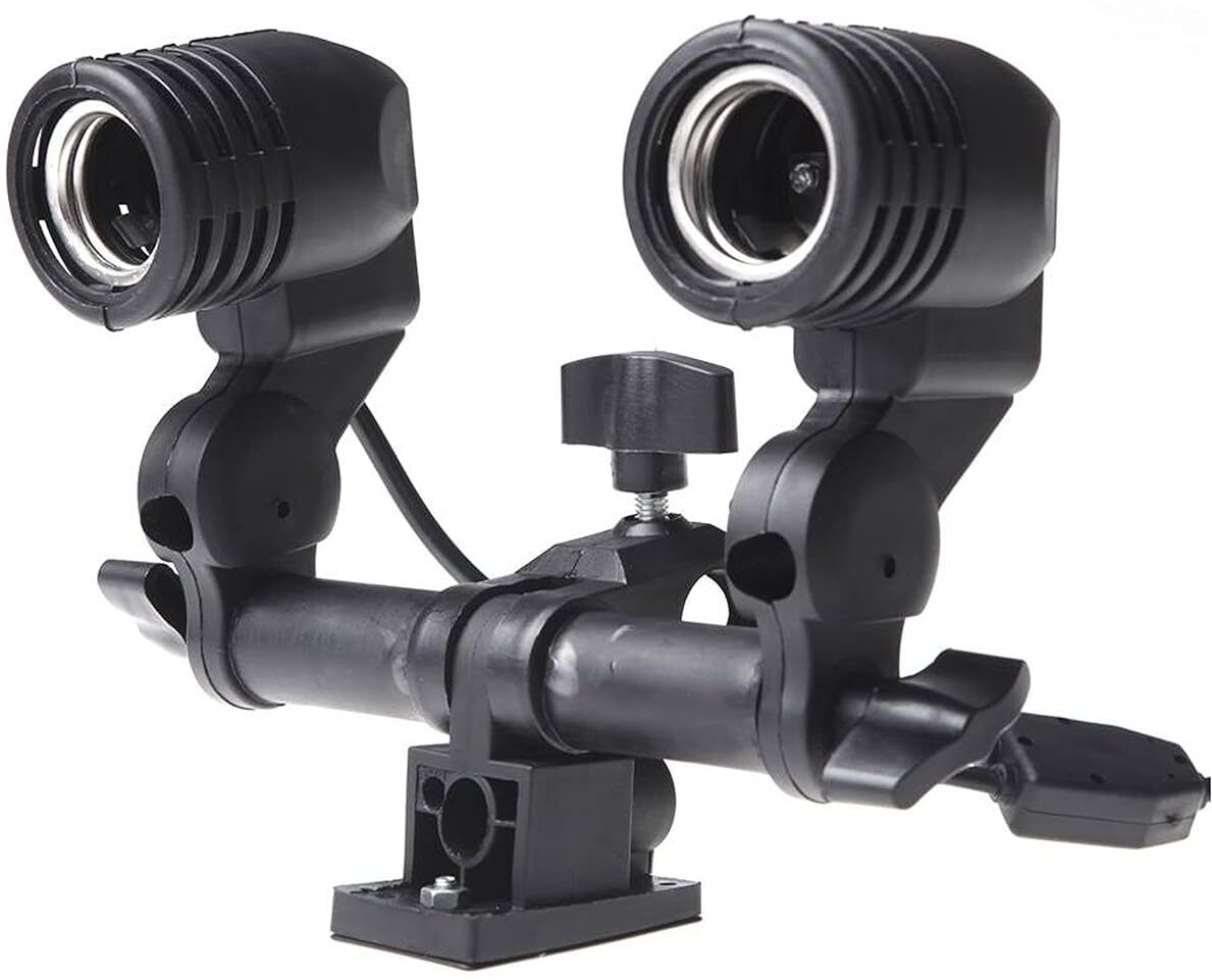 Hiffin E27 Bulb Holder E27 2 in 1 Set of 2 Camera Rig-picture-21