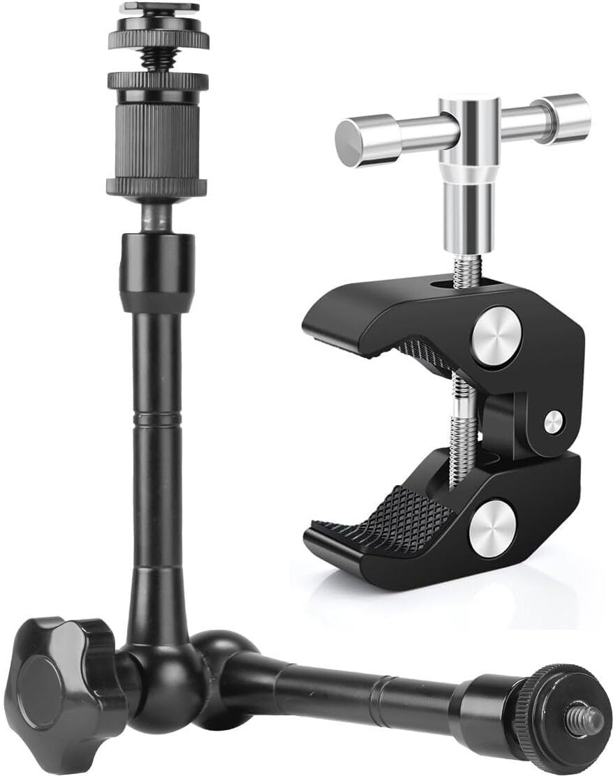 FIXERPRO Magic Arm 11 Inch Magic Arm with Super Clamp, 360° Ball Head, Camera Rig-image-19