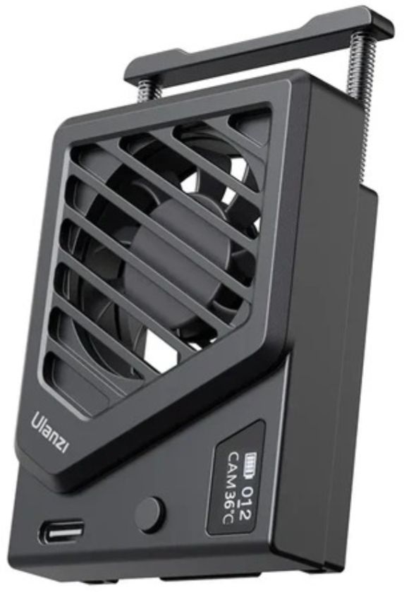 ULANZI CA25 Camera Cooling Fan - Black, Magnetic Suction Cup Mounting Camera Rig-image-41