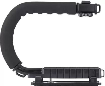 TECHGEAR Universal Stabilizer C-Shape Bracket Video Handheld Grip for DSLR DV Camer c-shaped (black) Camera Rig-image-33