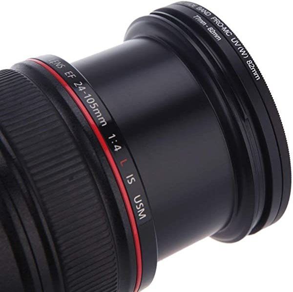 VTS Lens Filter Stepping up Step Up Ring Set Sizes: 49-52mm, 52-55mm,Set of 8pcs, Camera Rig-image-35