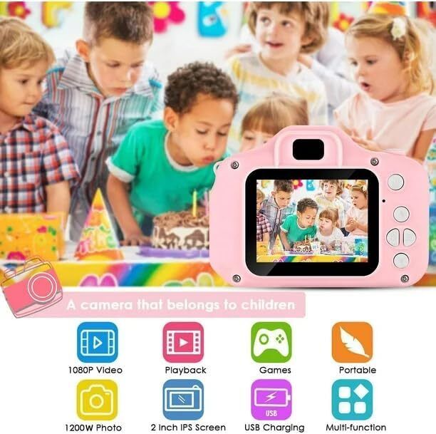 Viraan Kids Camera Toy 2 Inch LCD Screen Easy Controls IP Camera Camera-image-45