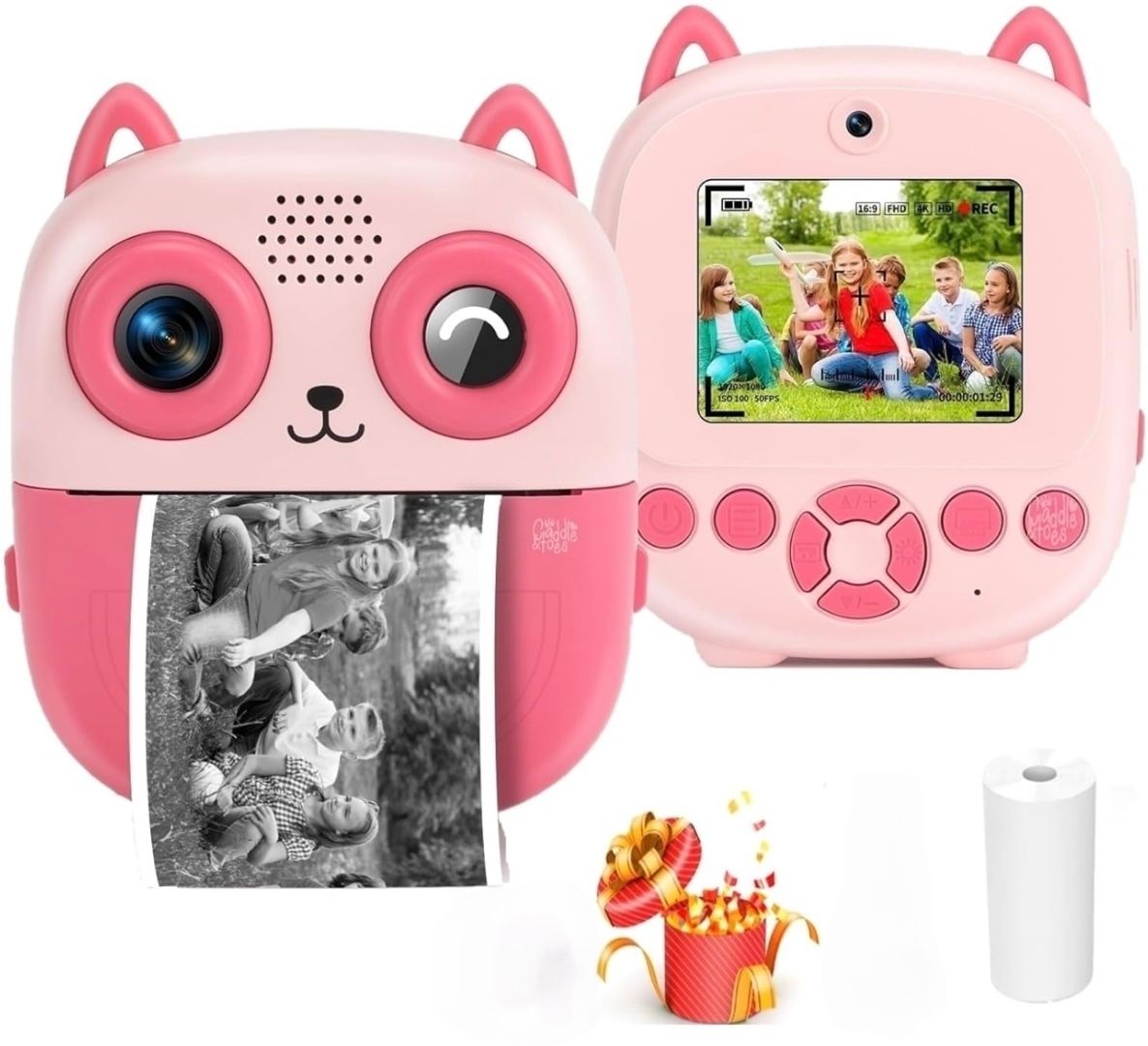 Zee Instant Camera and Thermal Zero Ink Printer Click Photos and Print Instantly Gift for Kids Instant Camera Instant Camera-image-44