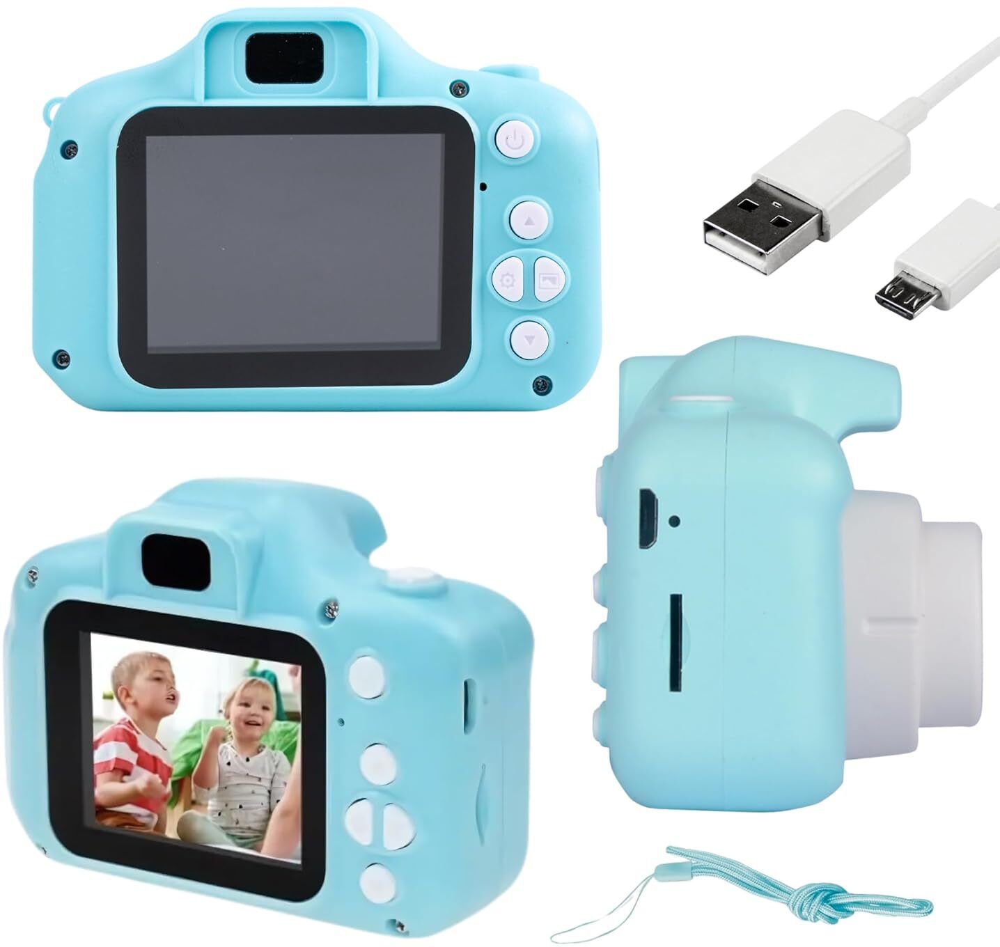 BuyLuxe Mini Digital Camera for Kids for Girls and Boys | Gift for Young Children 13MP DSLR Camera