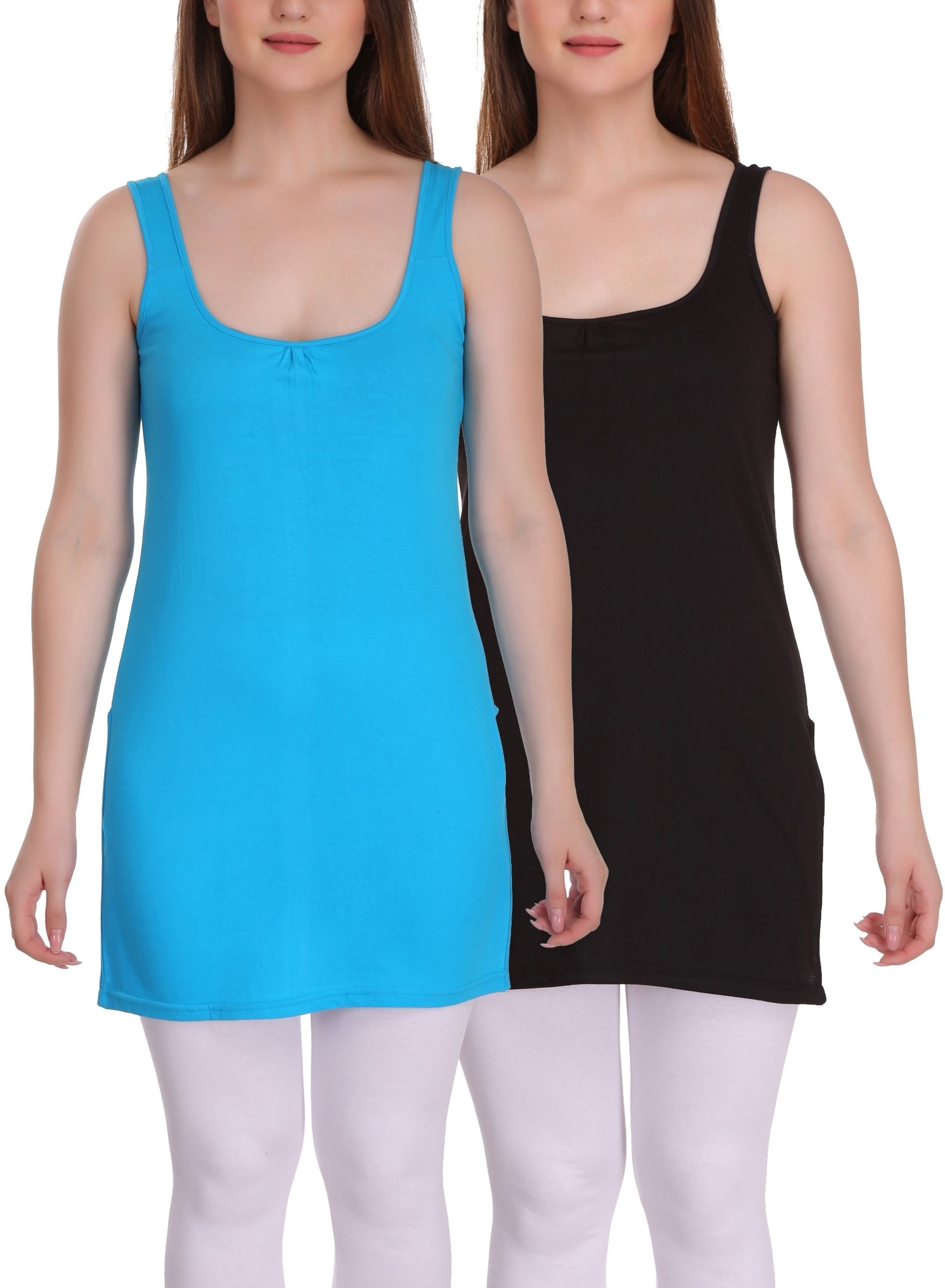 selfcare Women Light Blue, Black Chemise-picture-46