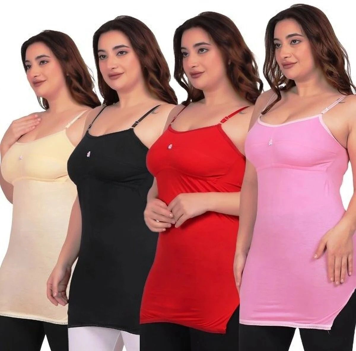 shapefit Women Pink, Red, Black, Beige Camisole-picture-40