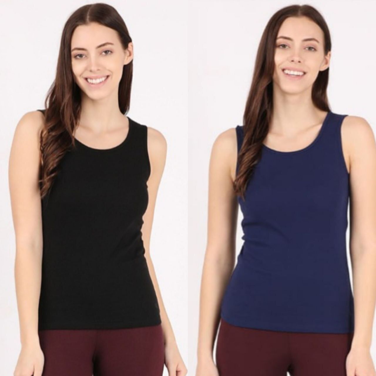 aastikhouse Women Black, Dark Blue Camisole-picture-46