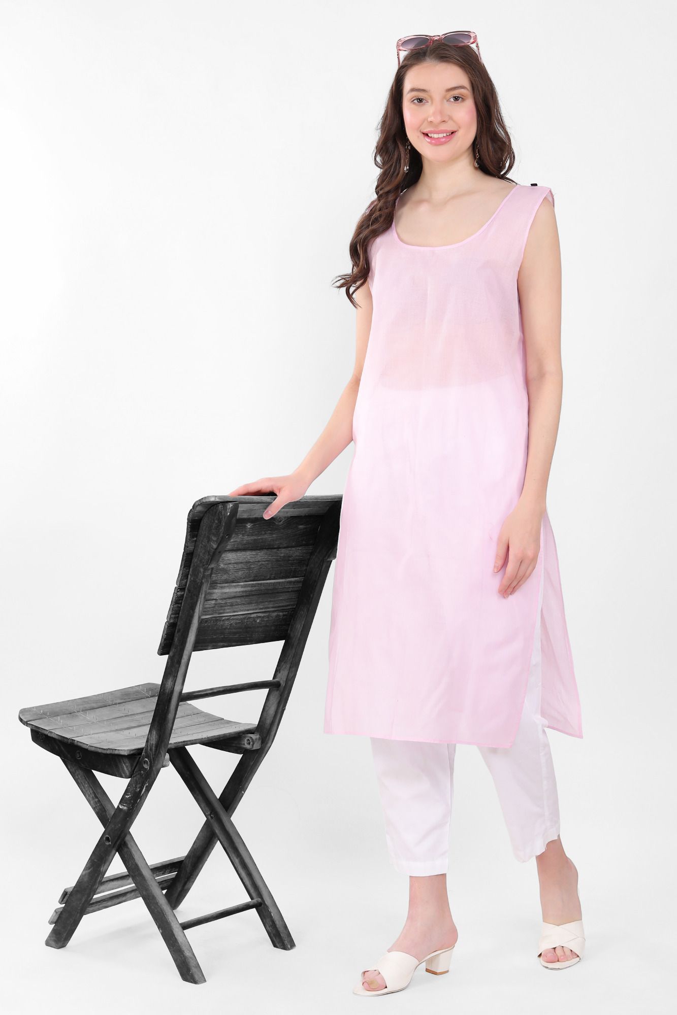 vaiva Women Pink Camisole Bodysuit-picture-20