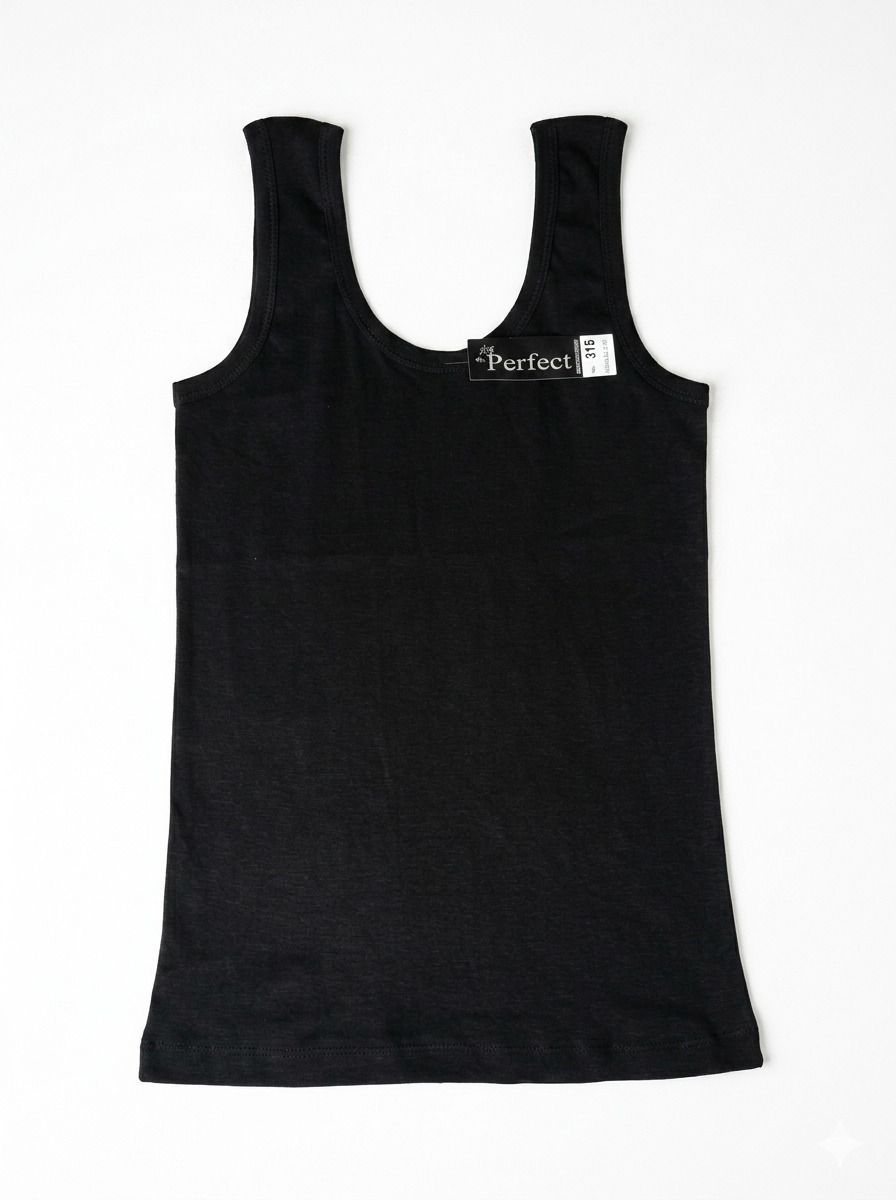 mei sheing polpovry Women Black Tank Top/Vest-picture-28