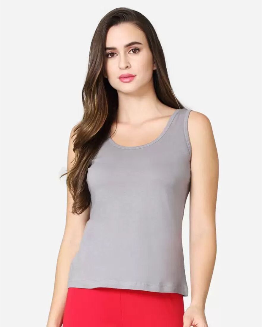 Women Grey Tank Top/Vest-image-40