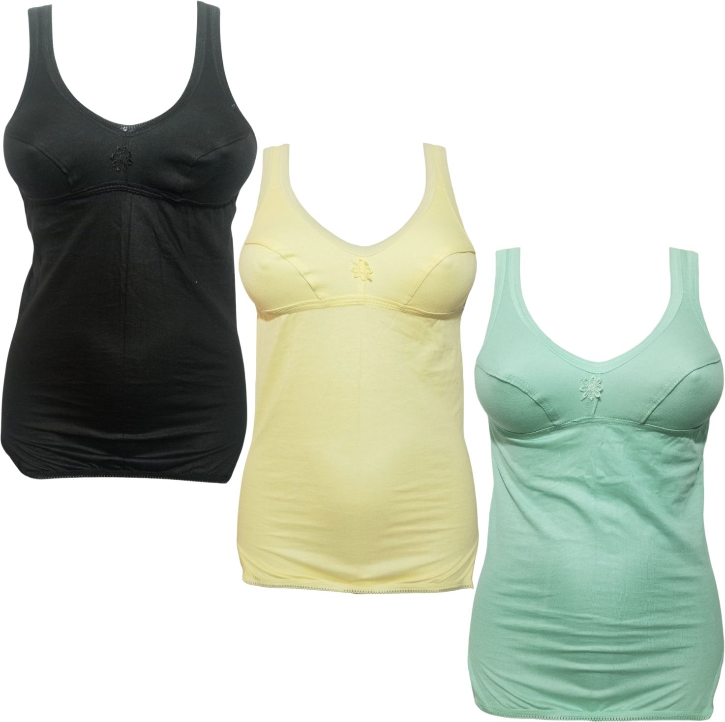 Women Beige, Yellow, Black Camisole-image-27