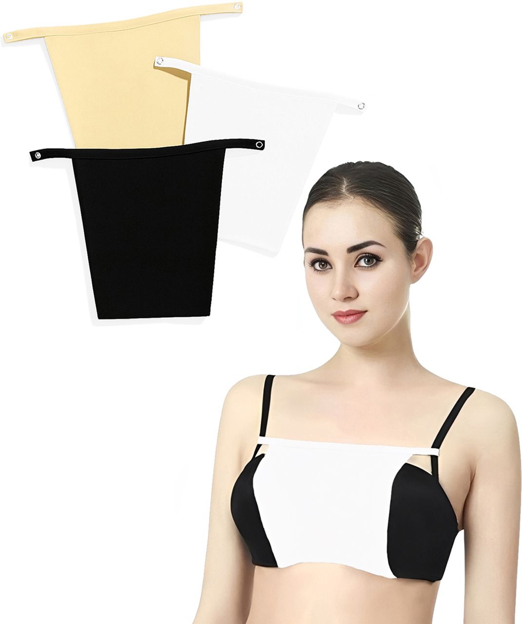 fims Women Black, Red, White Mock Camisole-picture-13