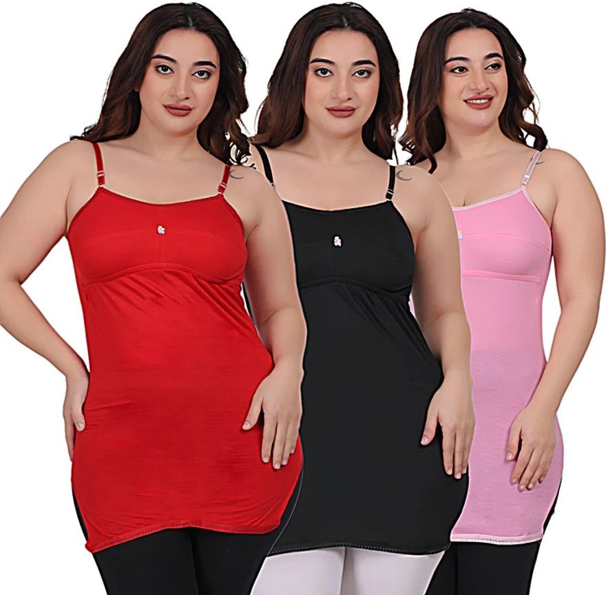 shapefit Women Red, Black, Pink Camisole-picture-38