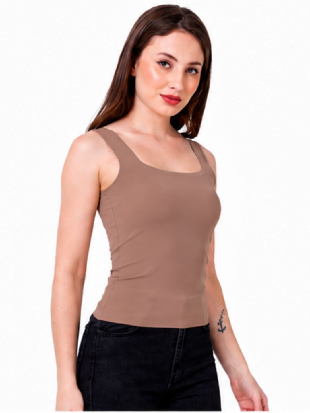 Women Brown Camisole-image-25