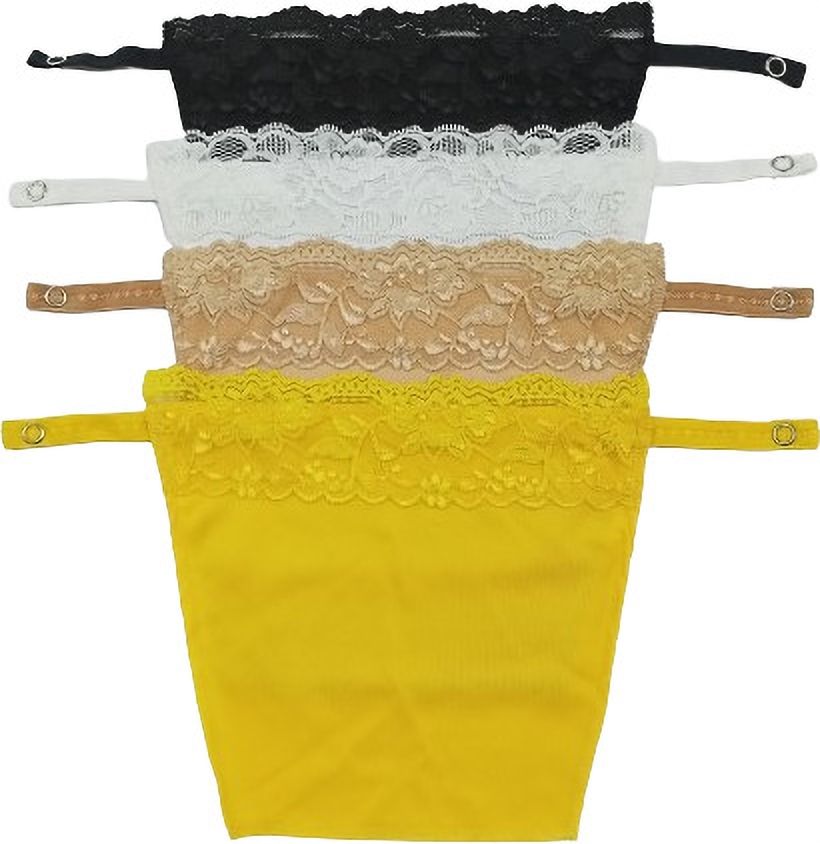 Women Black, White, Beige, Yellow Mock Camisole-image-40