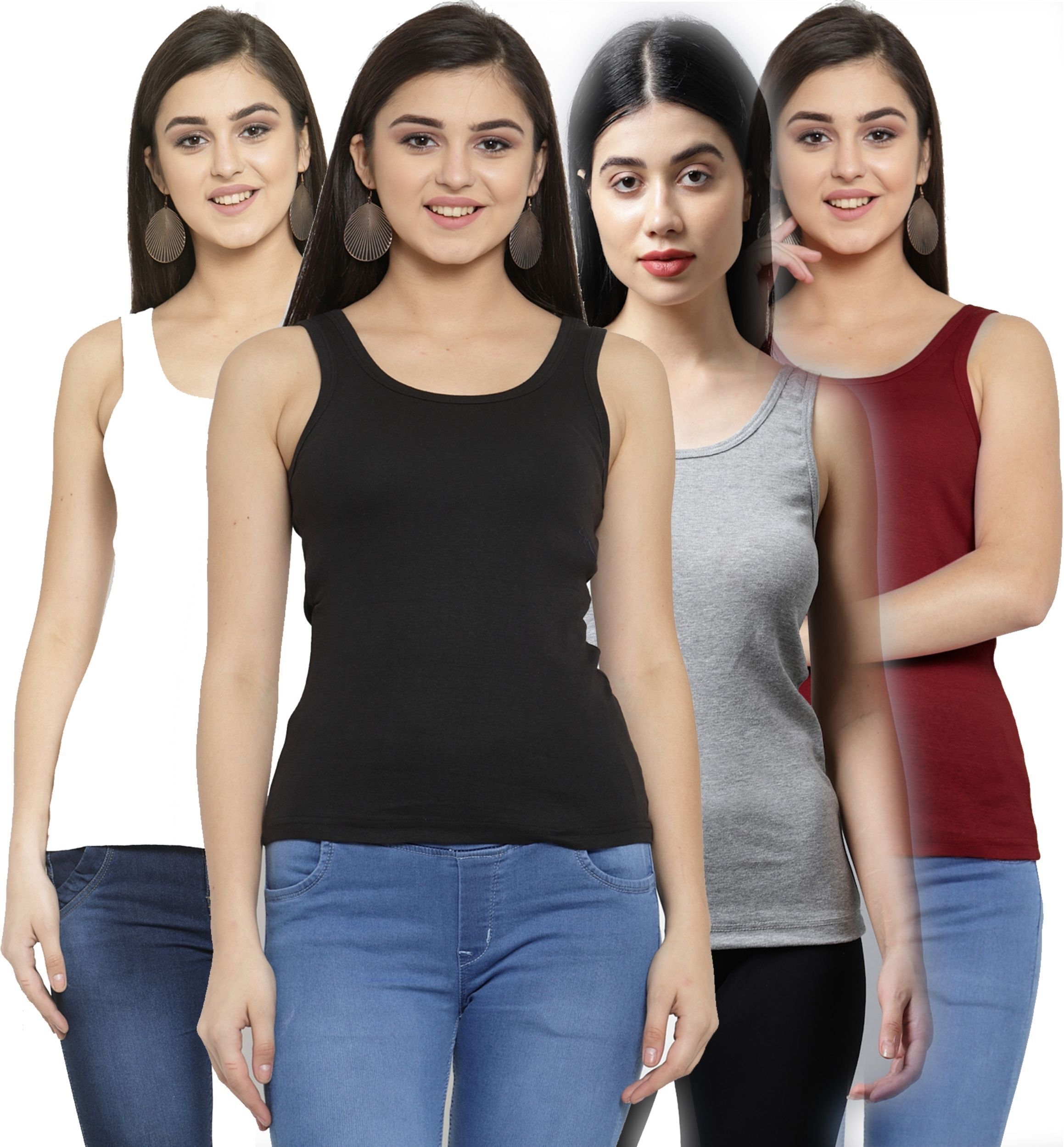 aastikhouse Women Multicolor Camisole-picture-35