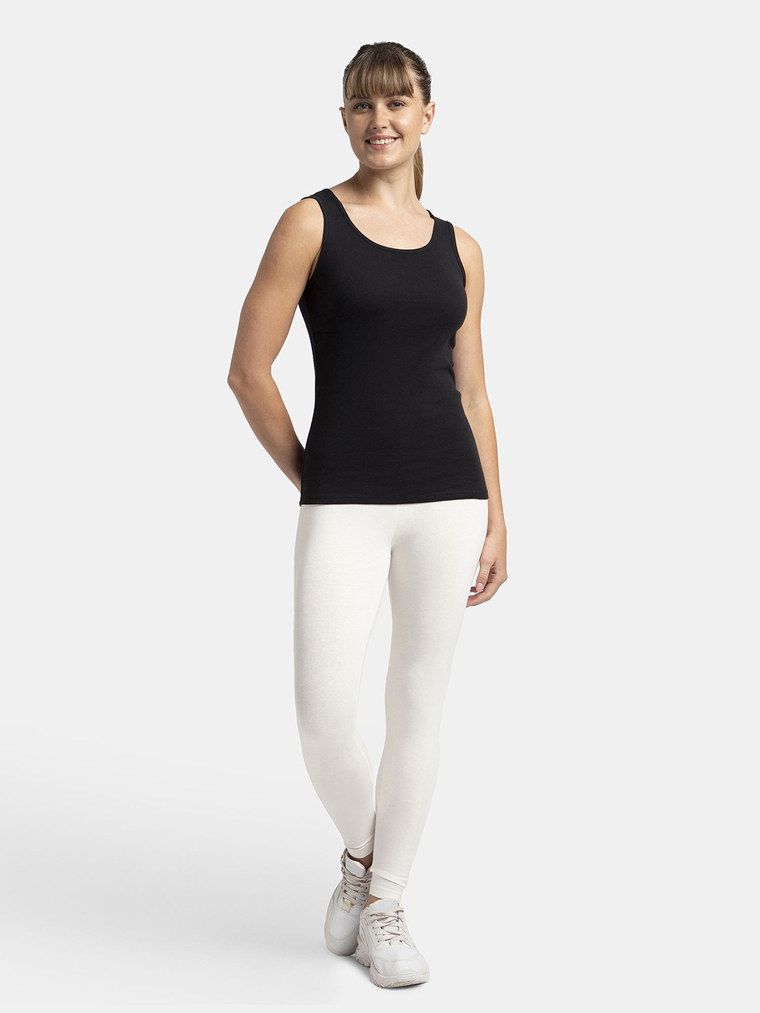 jockey Women Black Tank Top/Vest-picture-14