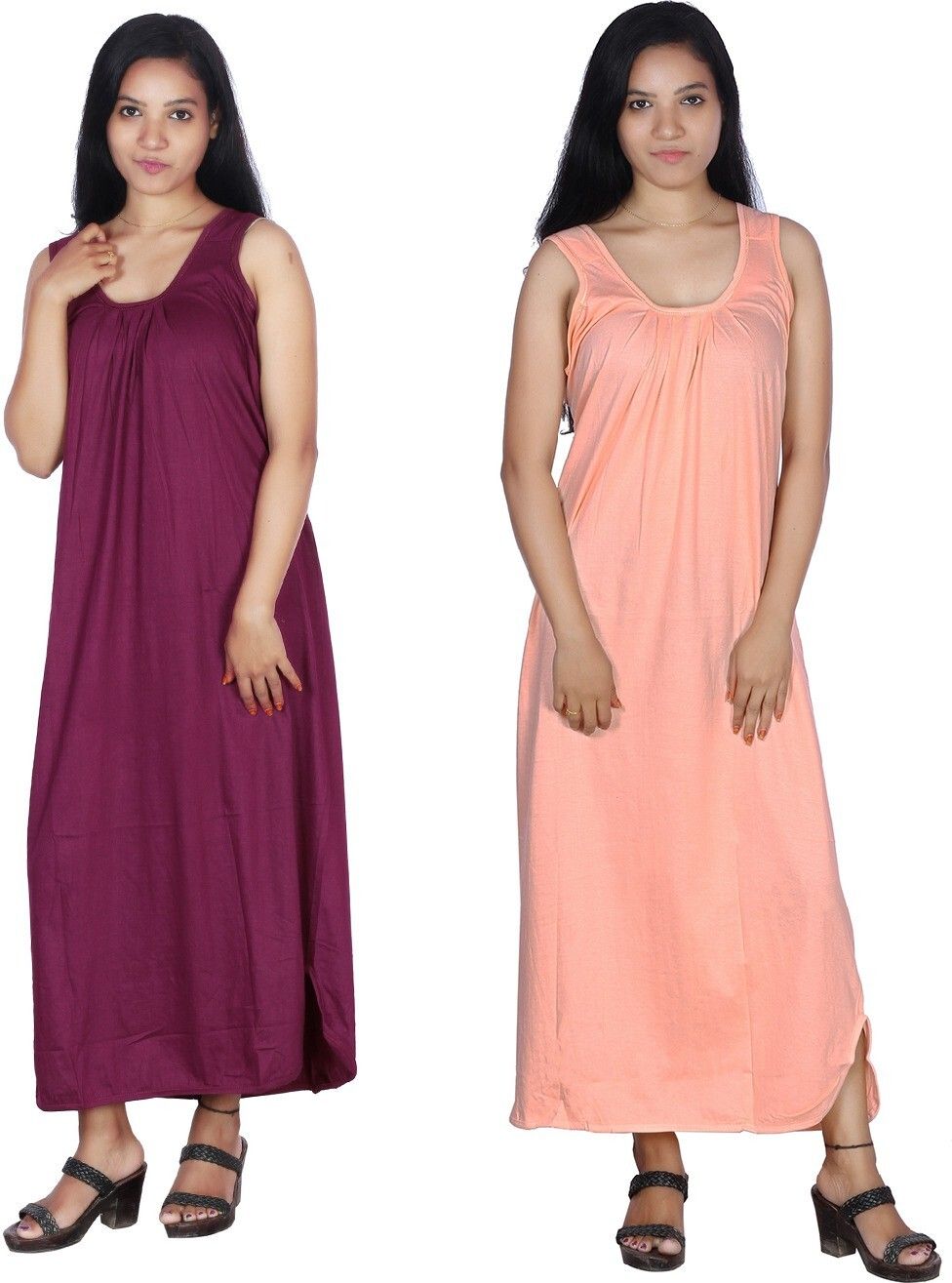 Women Pink, Maroon Petticoat Slip-image-30