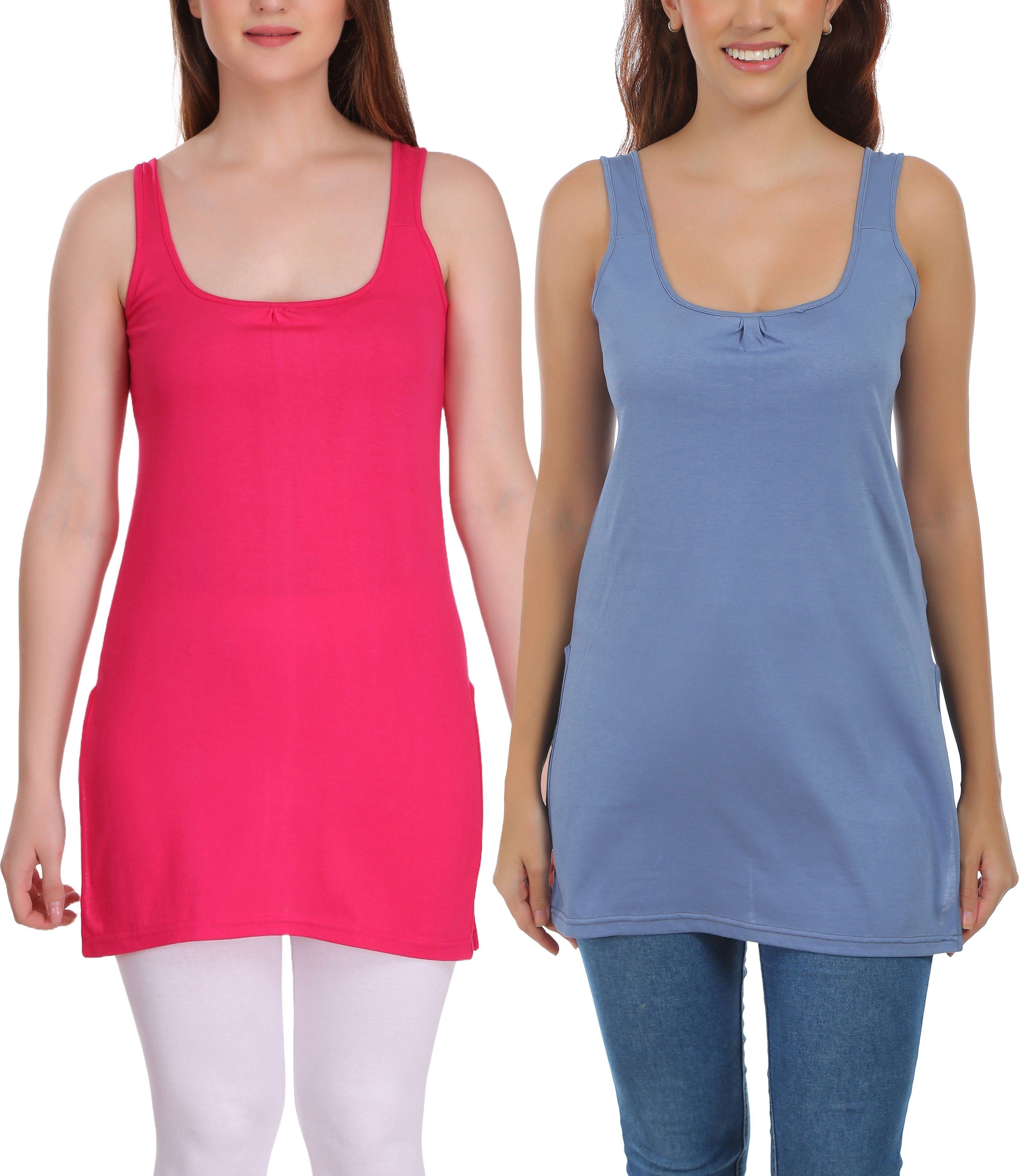 selfcare Women Pink, Dark Blue Chemise-picture-48