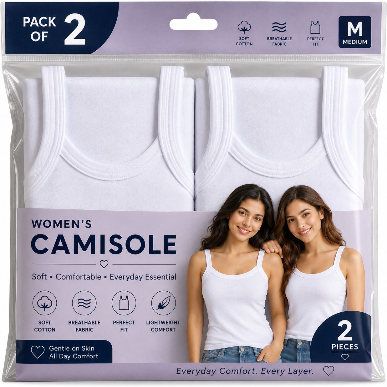 Women White Camisole-image-45