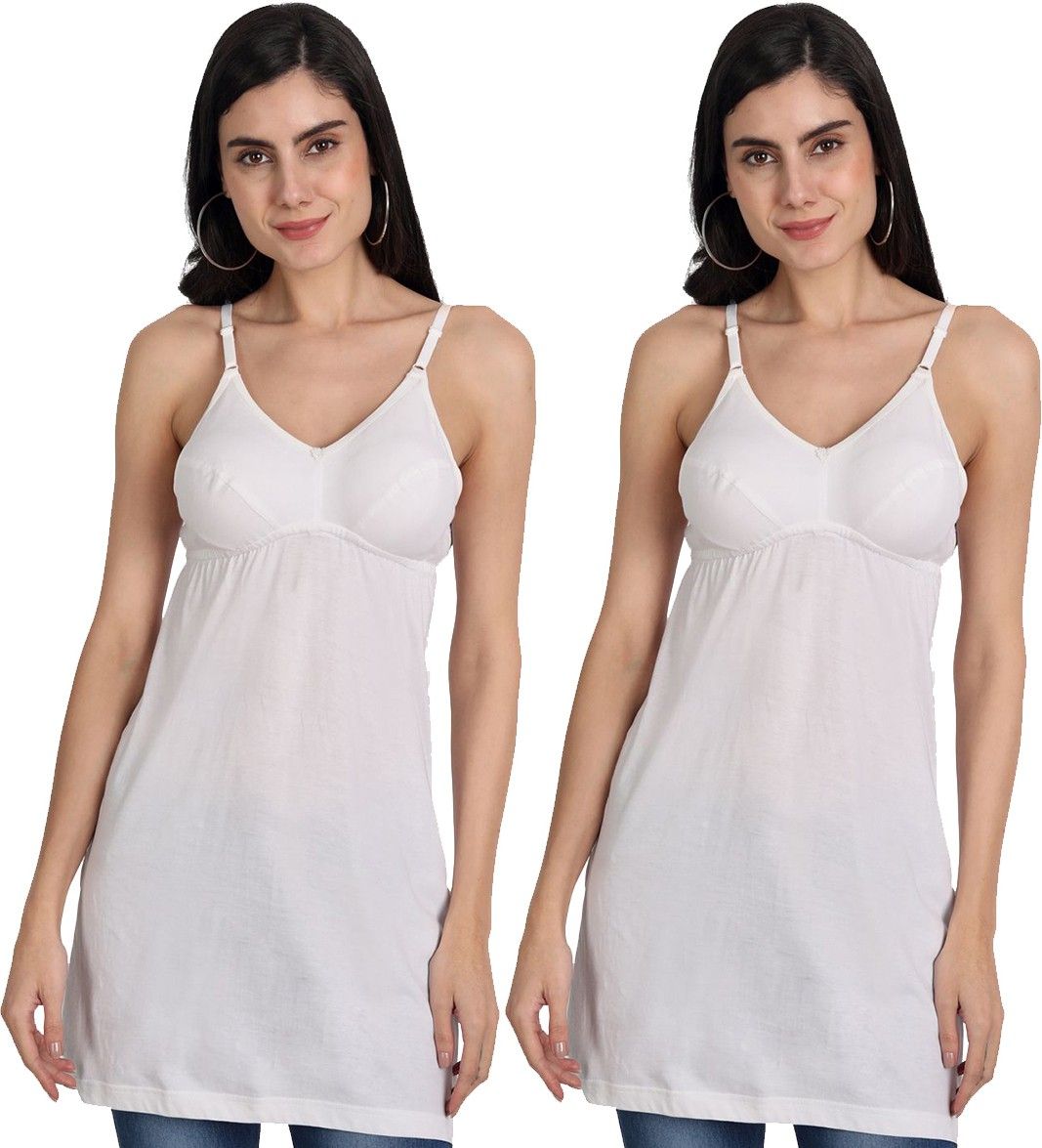 aimly Women White, White Camisole-picture-32