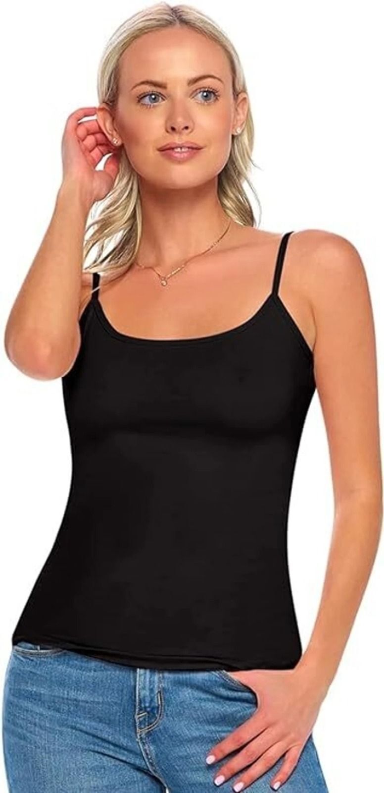 aastikhouse Women Black Camisole-picture-31