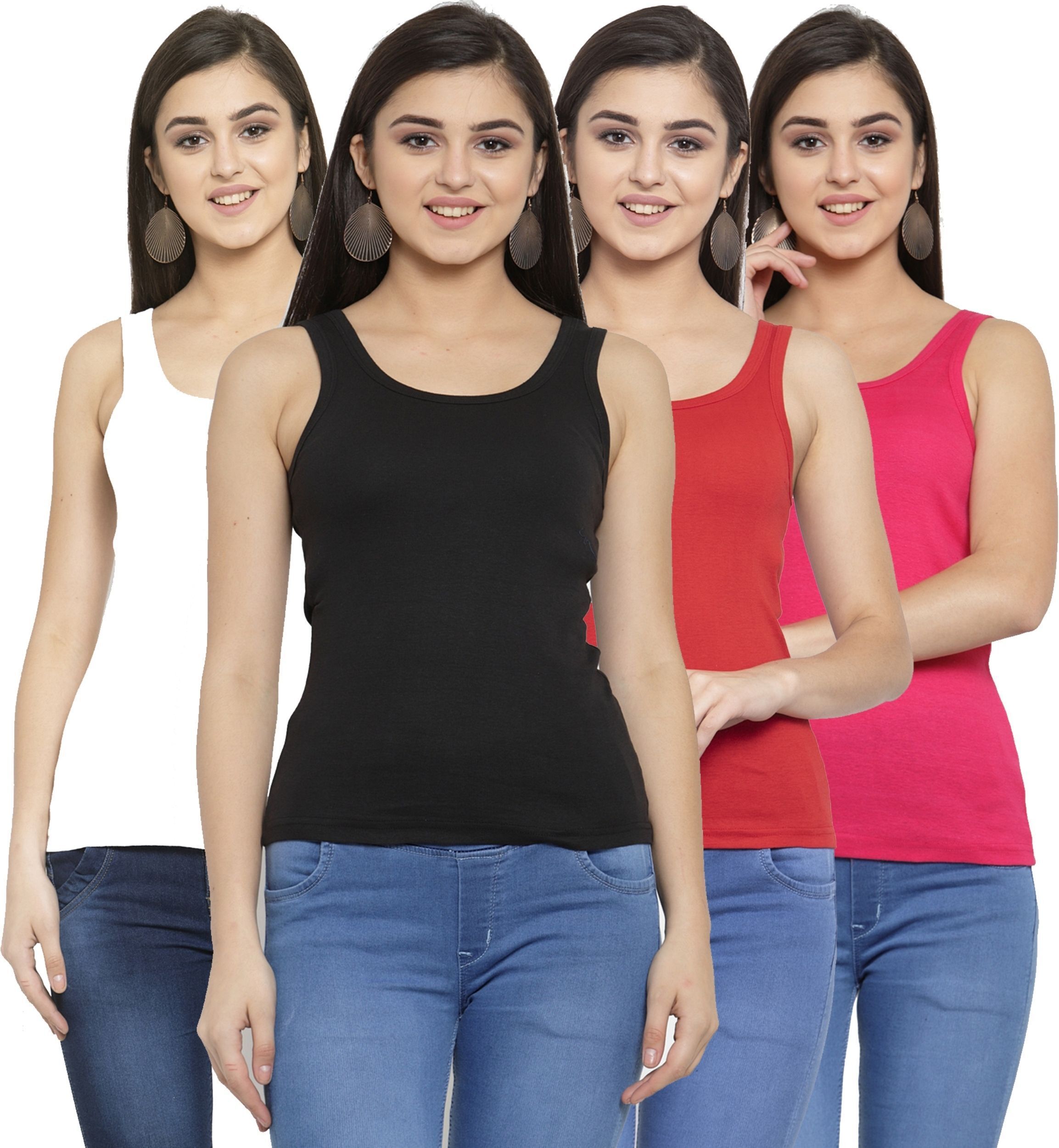aastikhouse Women Multicolor Camisole-picture-1