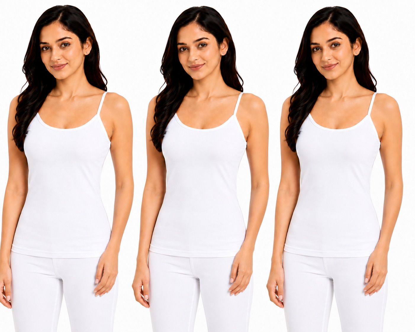 Women White Camisole-image-36