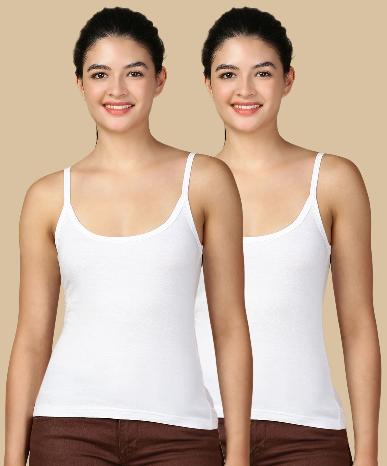 Women White Camisole-image-36