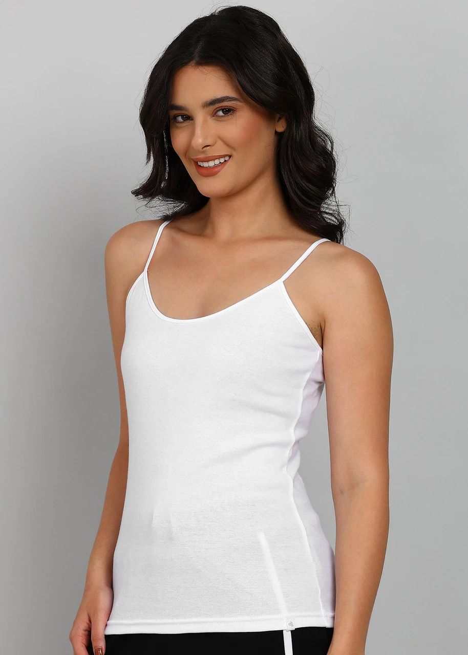 mishra Women White Camisole-picture-24
