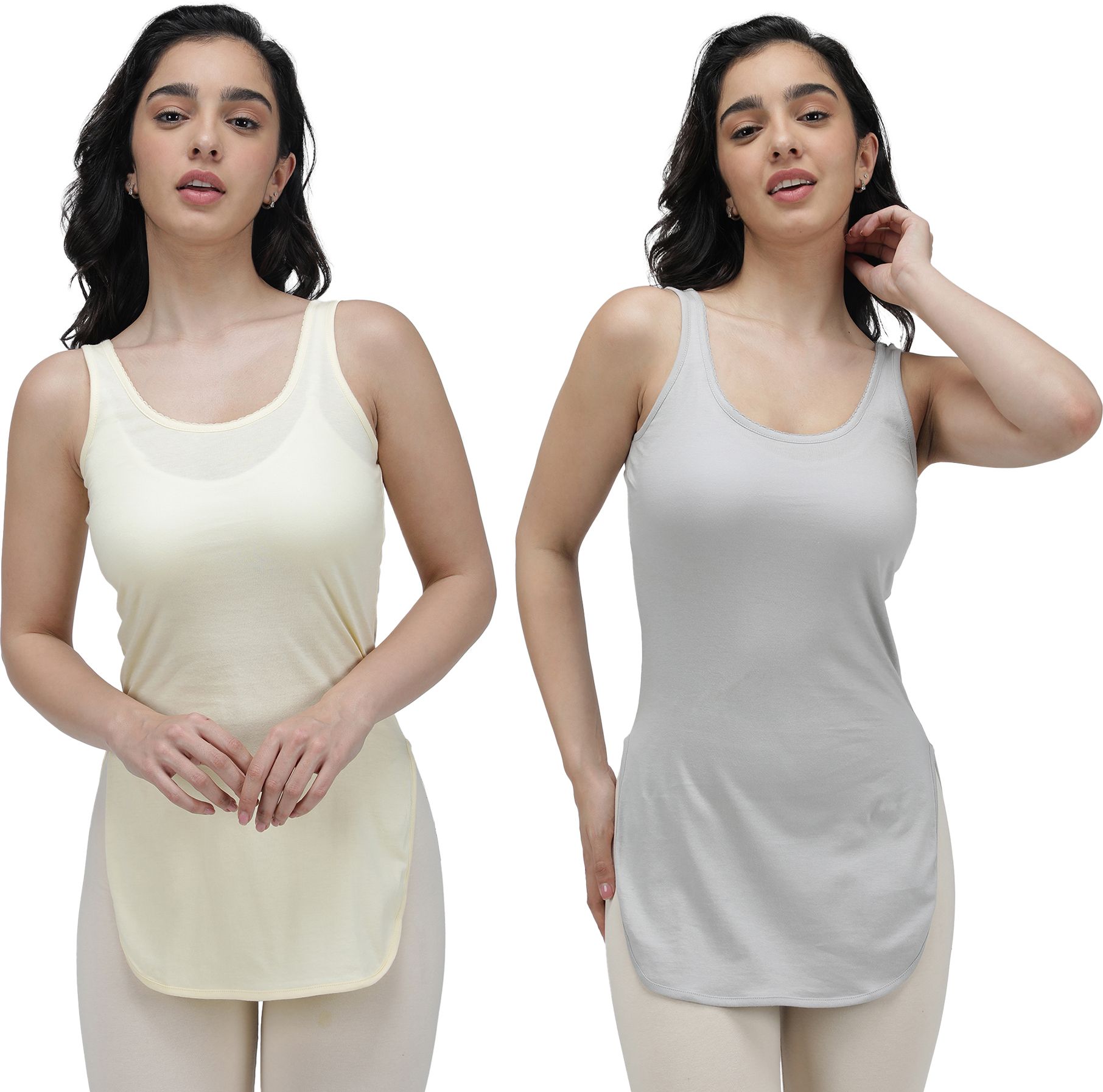 amul comfy Women Multicolor Chemise-picture-19